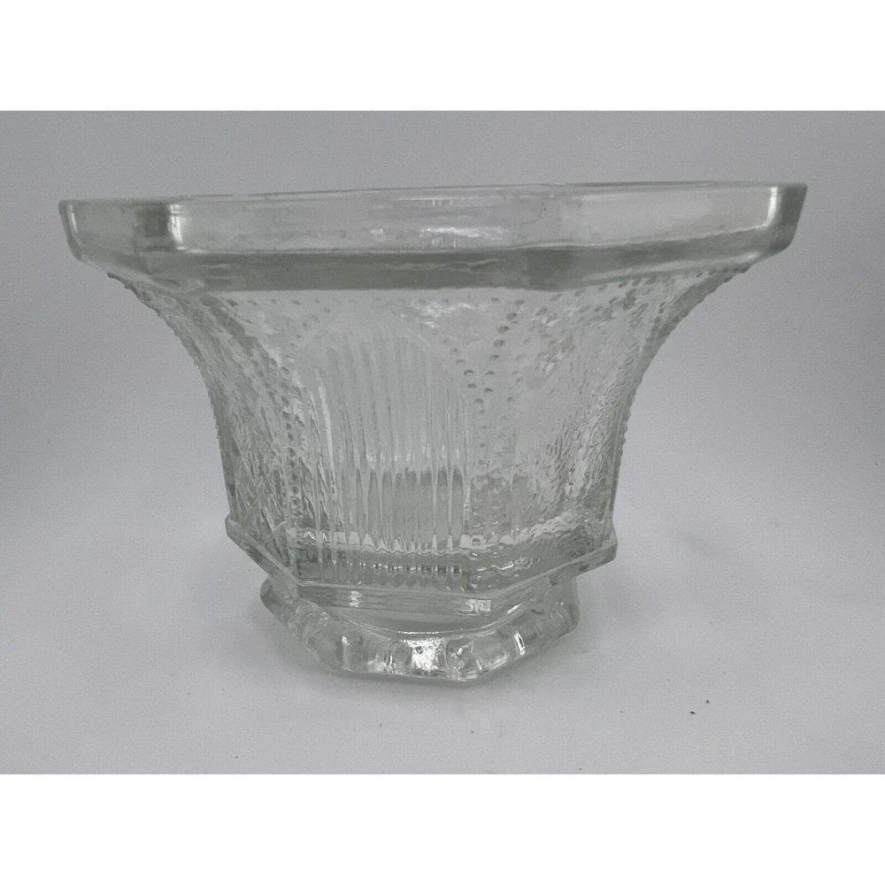 Vintage Avon Limited‎ Edition A-82 Clear Glass Octagonal Shaped Candy Dish Only